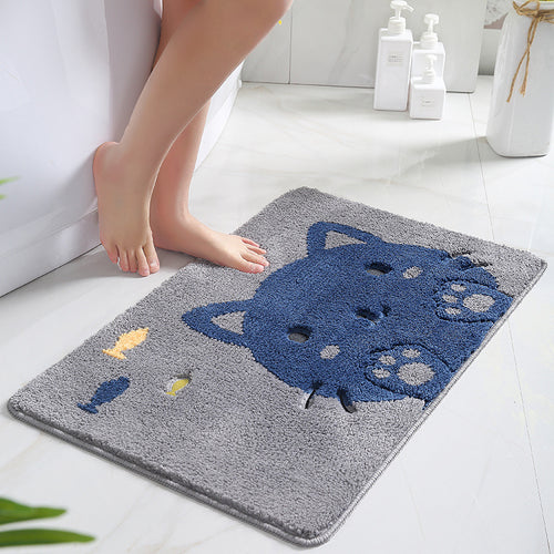 Badematte für das Badezimmer drinnen