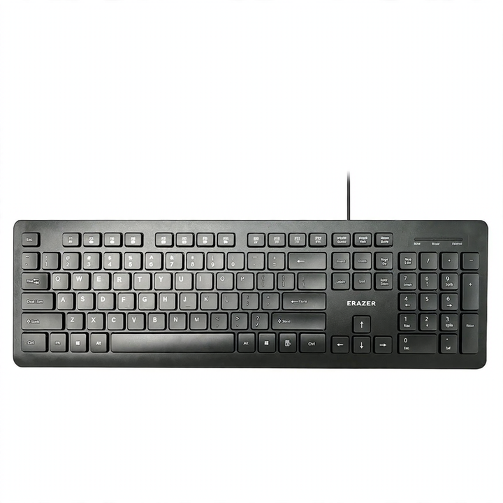 Kabelgebundene Leise-Tastatur für Büro und Spiele