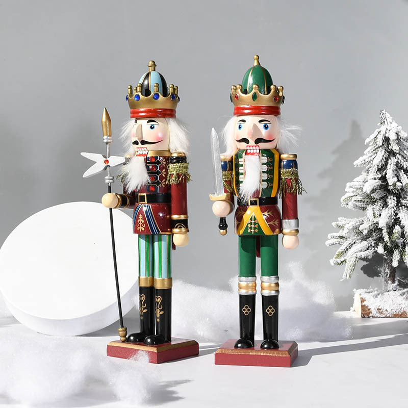 Nussknacker-Soldat aus Massivholz, 30 cm