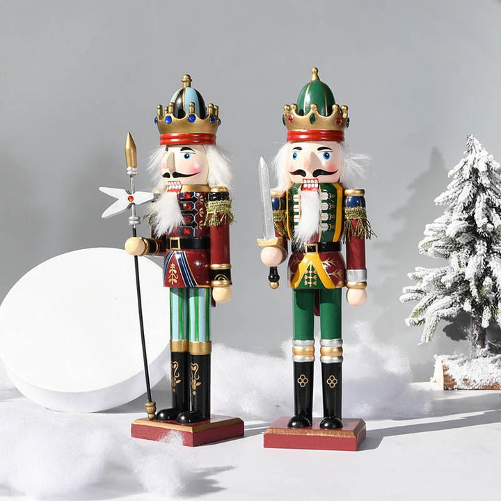 Nussknacker-Soldat aus Massivholz, 30 cm