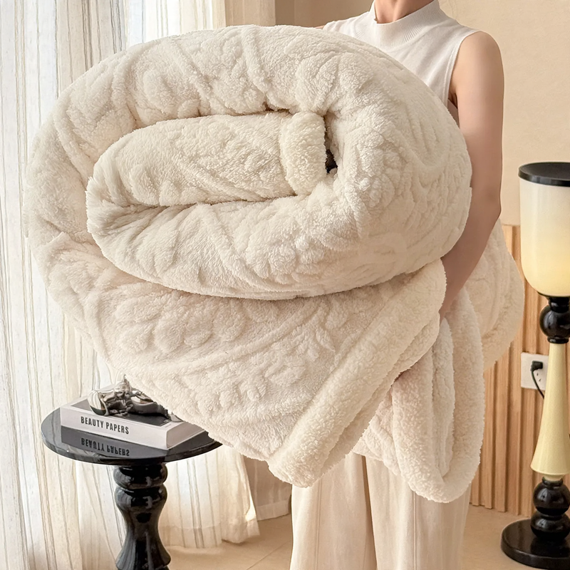 Europäische Jacquard-Wohndecke, doppelseitig, verschiedene Größen