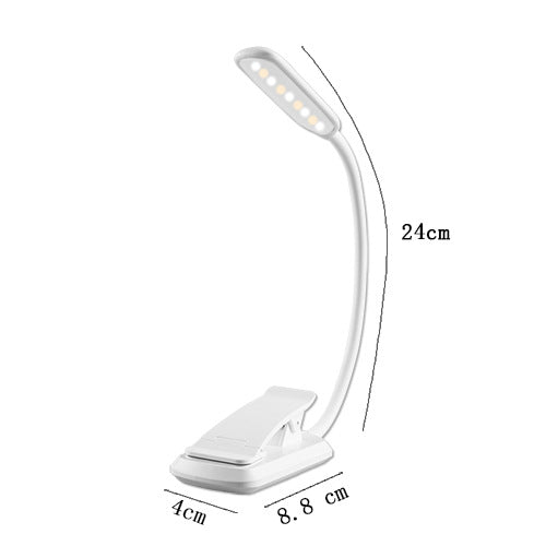 LED-Klemmleuchte mit Touch-Steuerung und USB-C