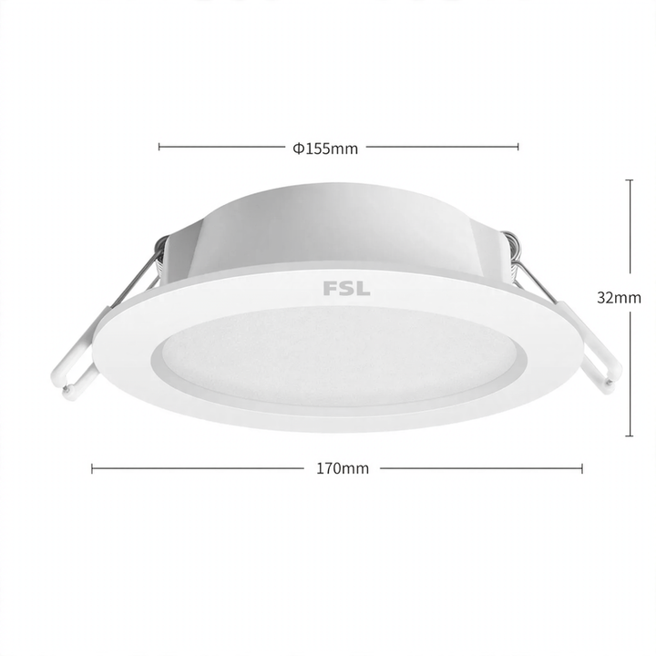 LED-Einbauleuchte für Decke und Flur