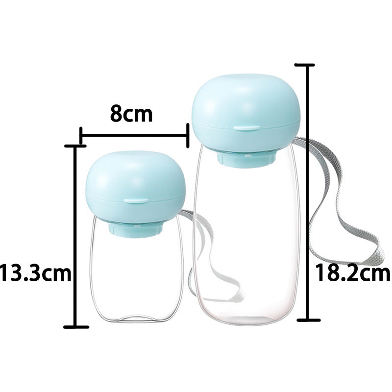 Tragbare Mini-Wassertasse für Haustiere, 300–550 ml