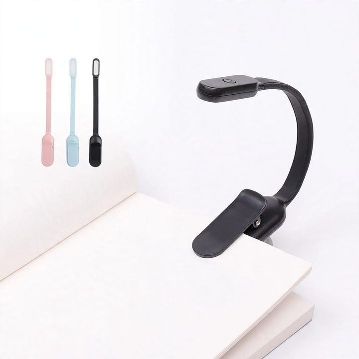 Mini-Klemmleuchte mit Akku für Schreibtisch und Studium