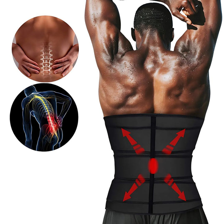 ThermoCore | Taillentrainer Gürtel – Dreifache Kompression – Atmungsaktives Neoprenmaterial – Nach dem Training & Nach der Geburt Verwendung Karnz