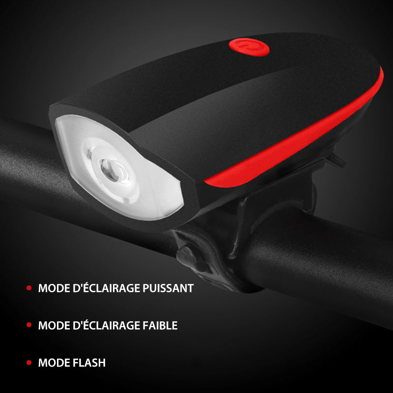 Wiederaufladbare USB-Mountainbike-Frontleuchte | Karnz