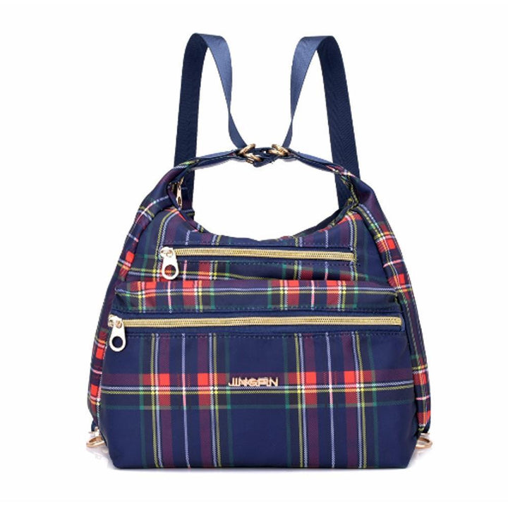 Tasche mit doppelten Reißverschlüsse, Rucksack, Handtasche und Umhängetasche | Karnz