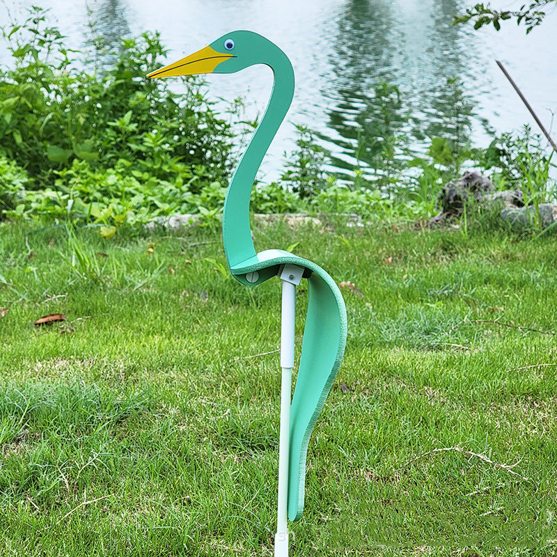 Wirbelnde Flamingo-Gartendekoration