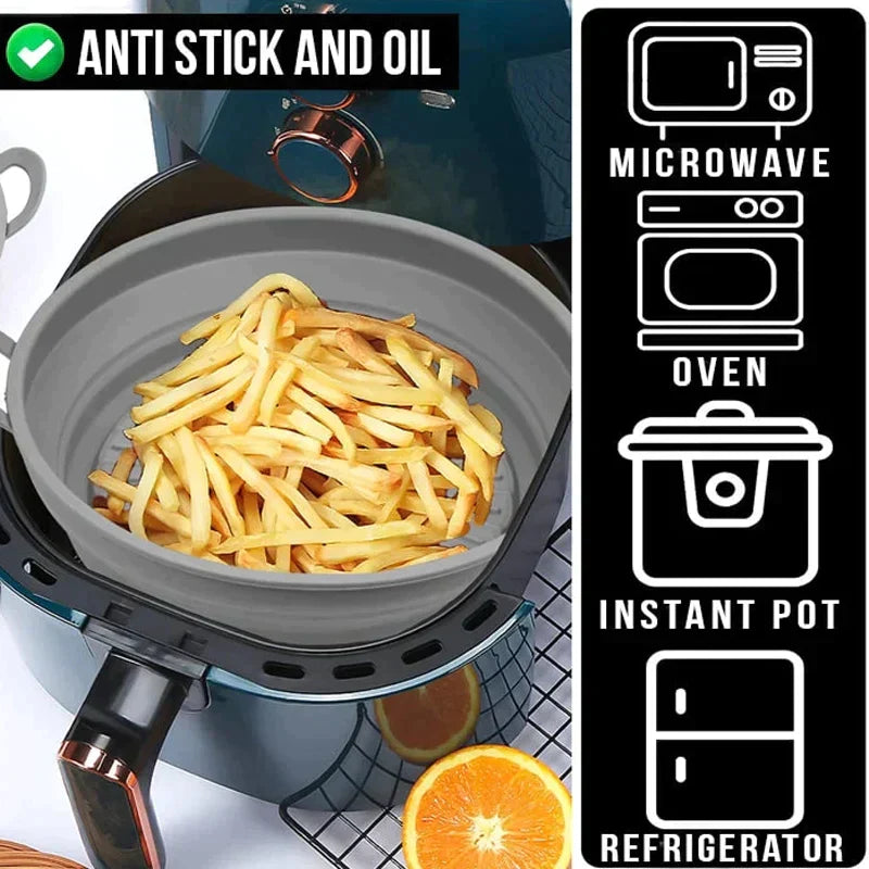 Air Fryer Silikon Grillpfanne Wiederverwendbare Backform | Karnz