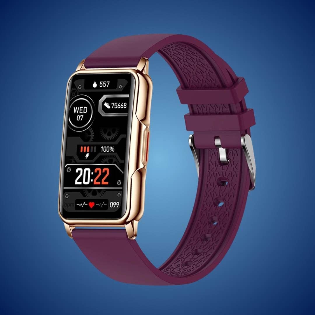 Elegante Smartwatch für den Alltag | Gesundheitsüberwachung - Langlebiges Design - Nahtlose ganztägige Konnektivität Karnz