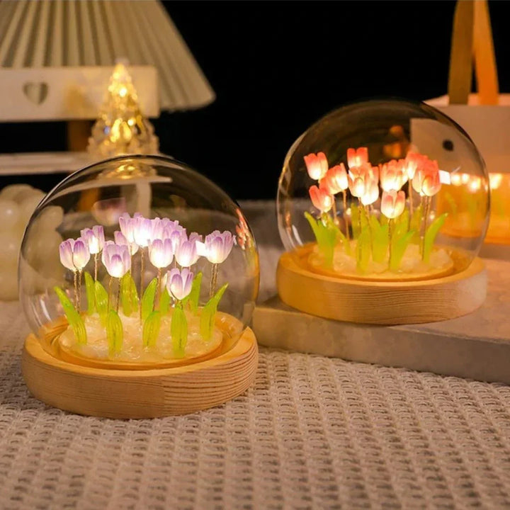 Glasglocke Tulpenlicht | Karnz