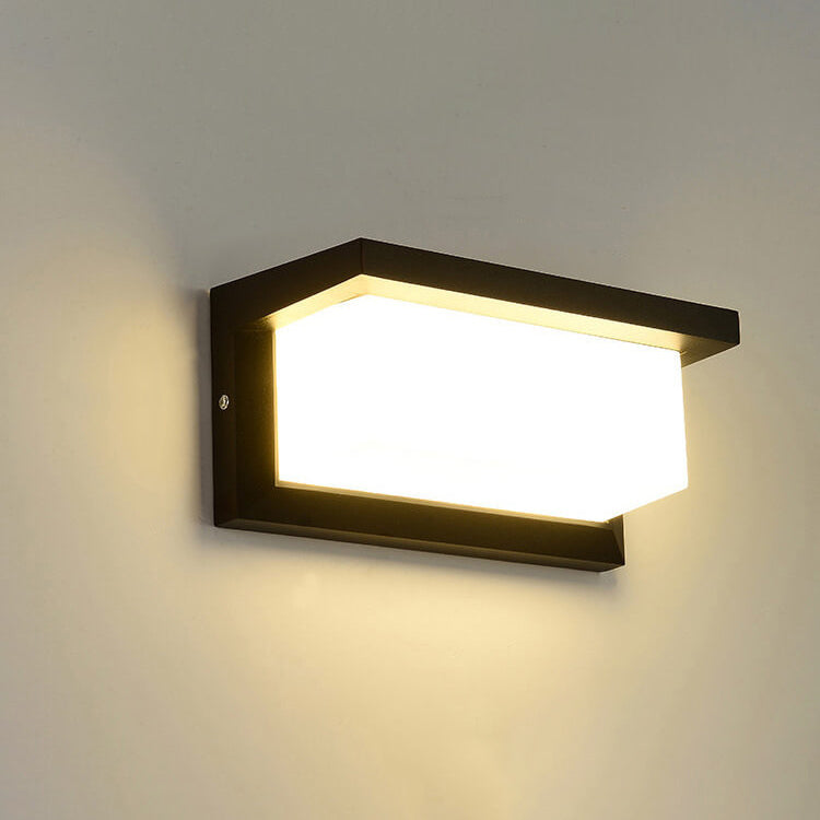 Moderne kreative Geometrie Aluminium Außen wasserdichte LED Wandleuchte Lampe | Karnz