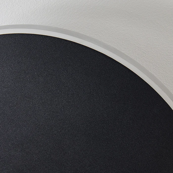 Elegante LED-Wandleuchte für den Außenbereich - Minimalistisches rundes Design