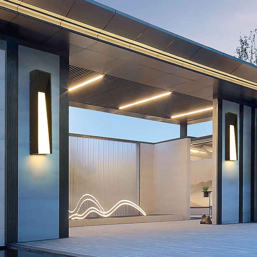 Wasserdichte Einfache Streifen Design LED Außen Wandleuchte Lampe | Karnz