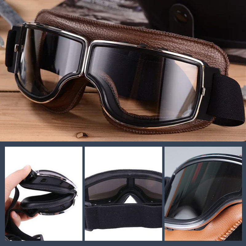 Karnz | Vintage-Motorradbrille