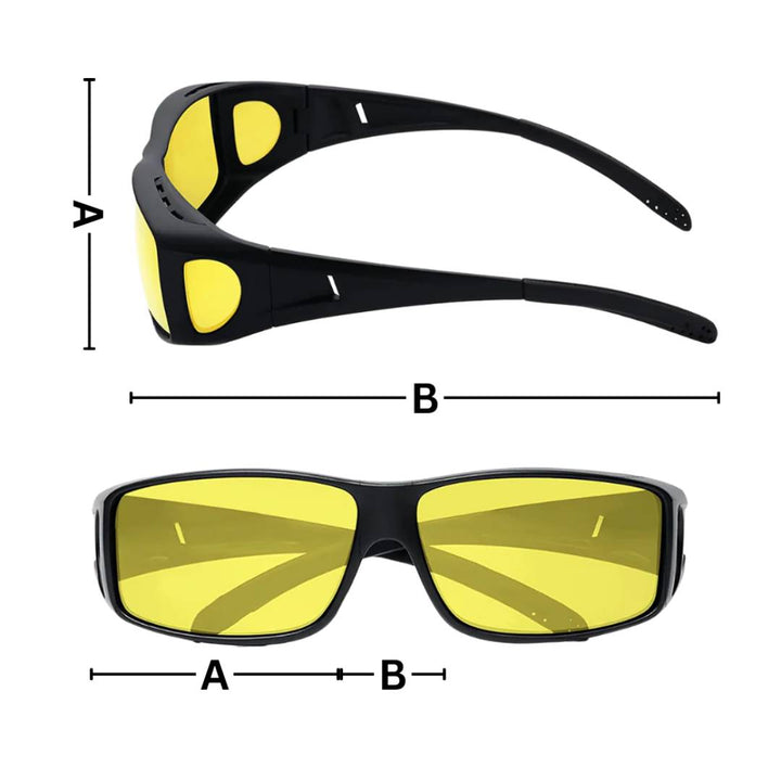 Karnz | Fahrbrille Anti-Blend-Linse Nachtwäsche