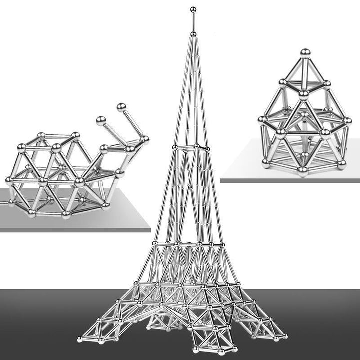 DIY-Set aus Magnetkugeln und -stäben