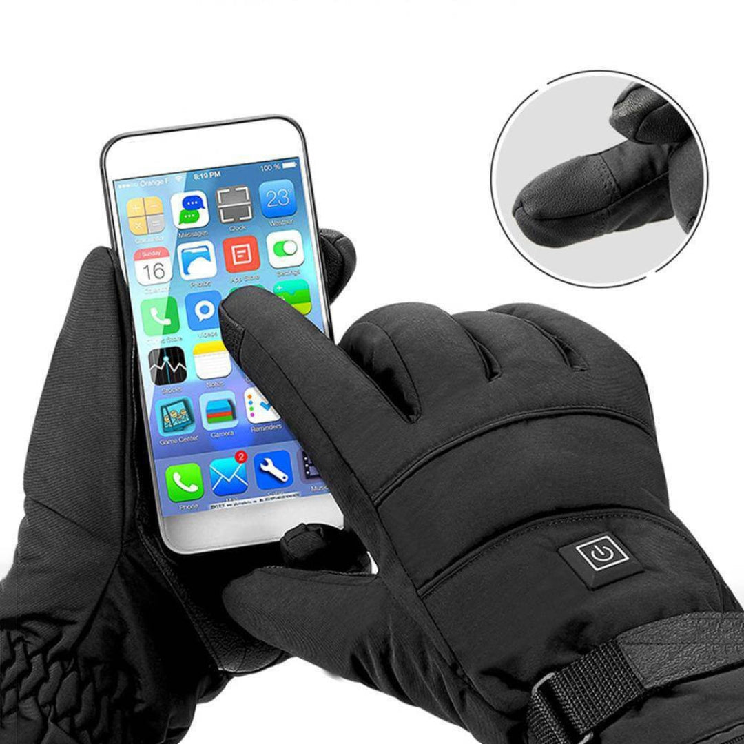 Elektrisch beheizbare Winterhandschuhe – Einstellbare Wärme und Touchscreen-kompatibel