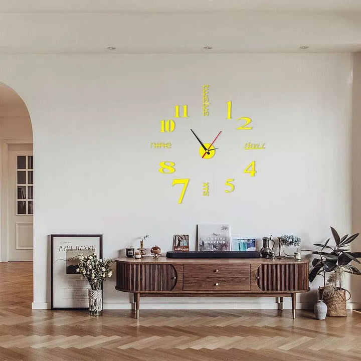 DIY Moderne Die-freie Wanduhr | Karnz