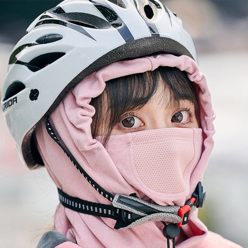 Hooded Face Mask mit Nackenwärmer zum Radfahren | Karnz
