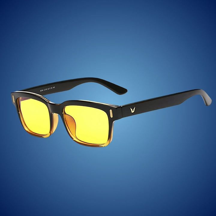 EyeShield Pro Blaulichtschutzbrille | Mit UV-Schutz - Reduziert Augenmüdigkeit - Verbessert die Schlafqualität - Lindert Augenmüdigkeit Karnz