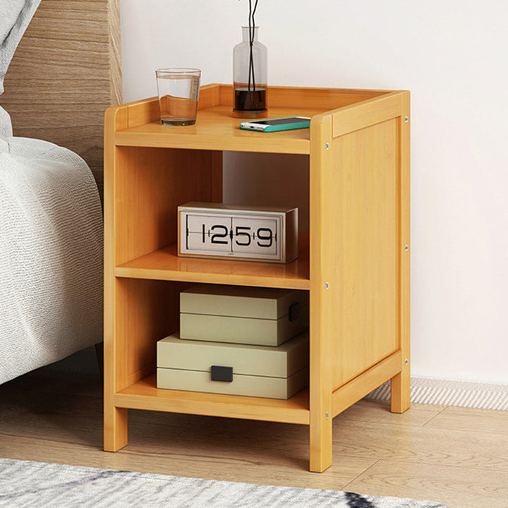 Sandsberg | BambooLux Nachttisch | Minimalistisches Bambus-Design | 1-2 Schubladen | Nachhaltig & Funktional für das Schlafzimmer