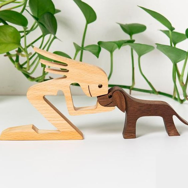 Tischornamente aus Holz für Tierliebhaber