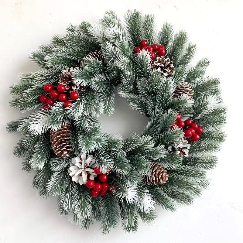 Weihnachtskranz mit LED-Beleuchtung, 40 cm