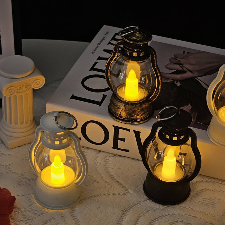 Mini-LED-Laterne im Retro-Stil