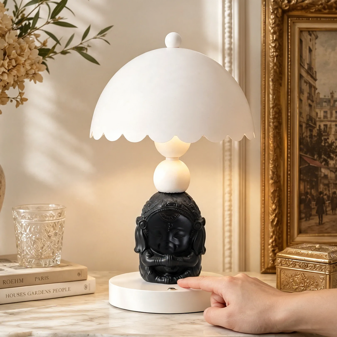 Tischleuchte in Elefantenform, Kunstdesign