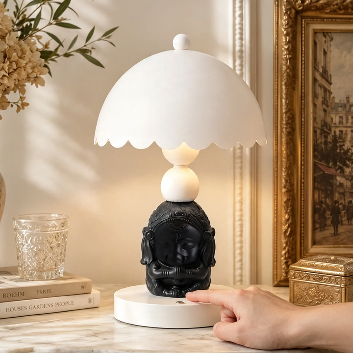 Tischleuchte in Elefantenform, Kunstdesign