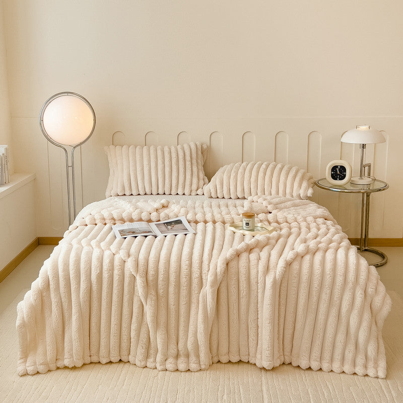 Milchfaser-Decke, nordischer Stil, extra dick
