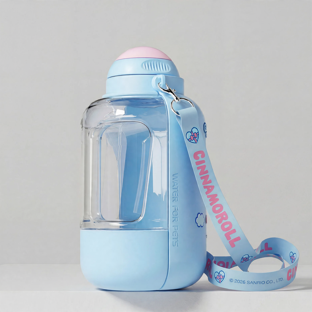 Tragbare Wasser- und Futternapf-Flasche für Haustiere