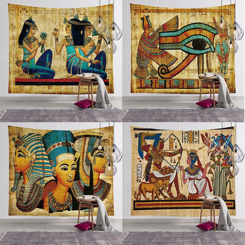 Ägyptischer Papyrus-Stil Dekorative Wandteppich