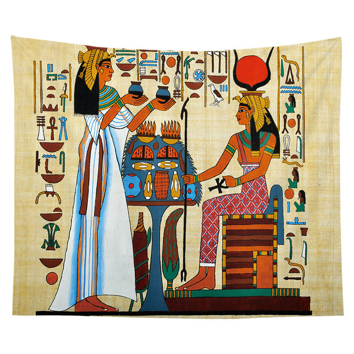 Ägyptischer Papyrus-Stil Dekorative Wandteppich