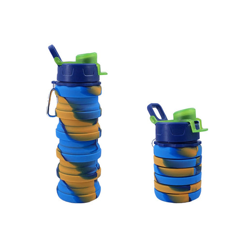 Unisex faltbare Silikon Wasserflasche Karnz
