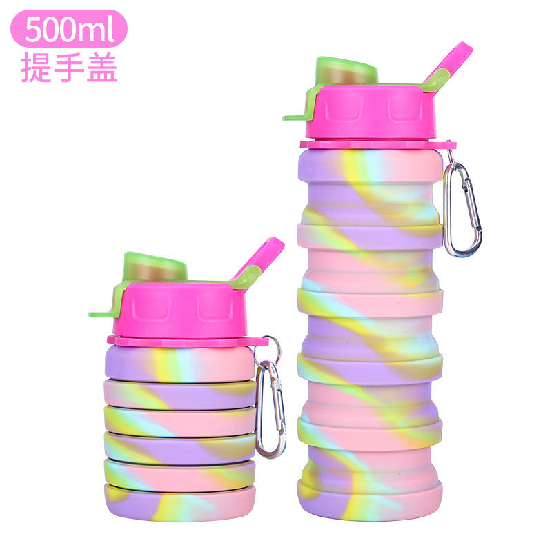 Unisex faltbare Silikon Wasserflasche Karnz