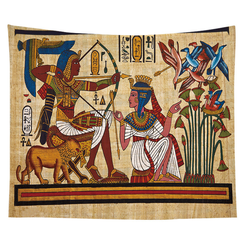 Ägyptischer Papyrus-Stil Dekorative Wandteppich