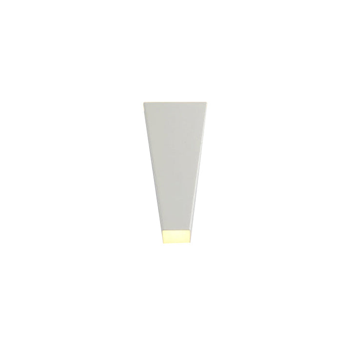 Simplistischer Stil Trapez-Wandwaschlicht Aluminium Warm/Weiß Beleuchtung LED Nachttisch-Wandleuchte in Schwarz/Weiß | Karnz