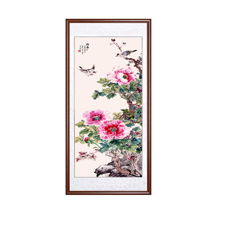 Elegante Blumen Wanddekoration Druck