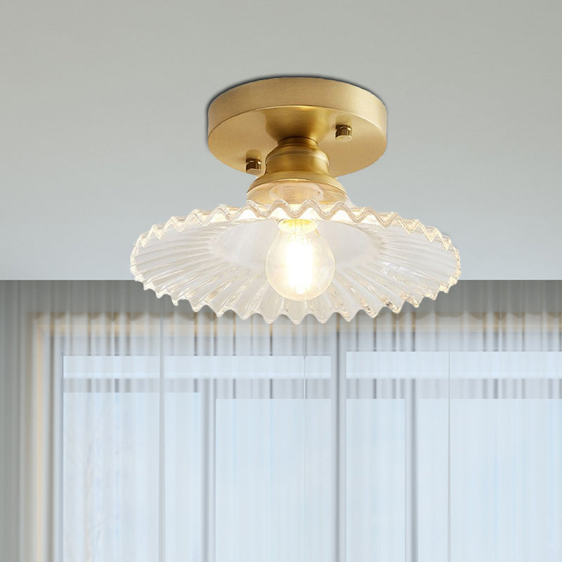 LumiCraft – Industrielle Deckenlampe mit grünem Glas-Schirm | Karnz