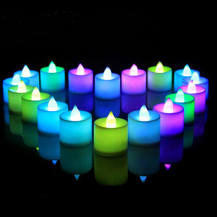 Batteriebetriebene Warm-Glow flammenlose Teelichtkerzen-Set mit realistischem Flackern Karnz