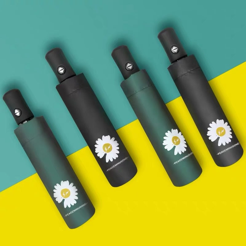 Damen Faltbarer Regenschirm mit floralem Design Karnz