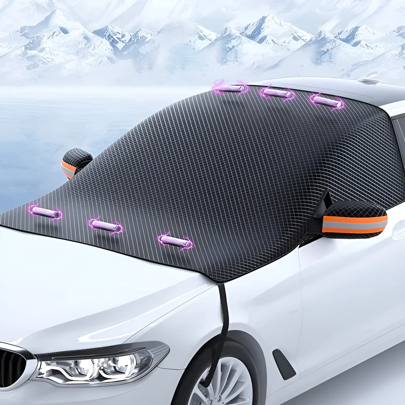 Magnetische Auto-Schneeabdeckung – Schneller Schutz vor Eis und Schnee | SuitaKarnze für Wintertage