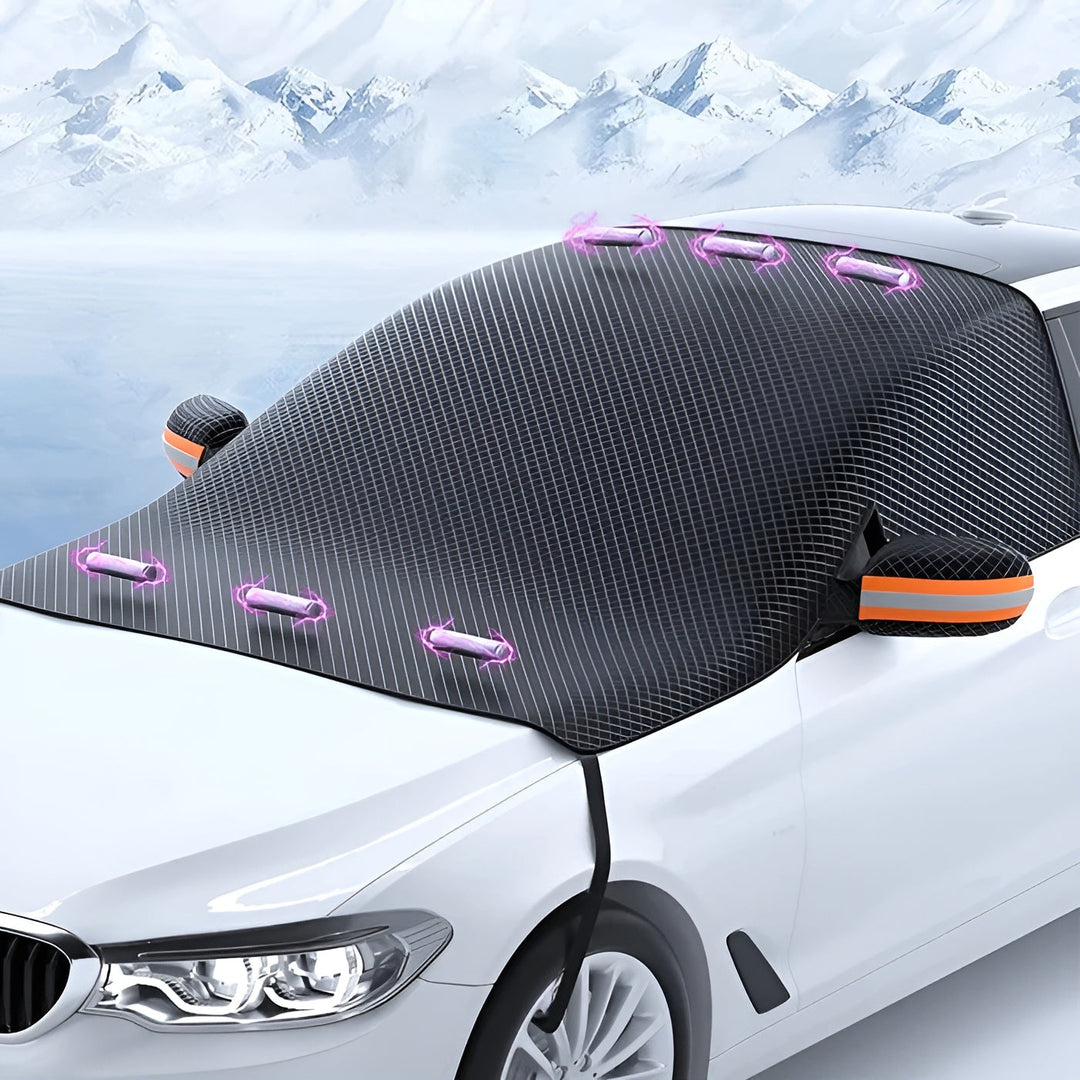 Magnetische Auto-Schneedecke – Schneller Schutz vor Eis und Schnee | Geeignet für Wintertage | Karnz