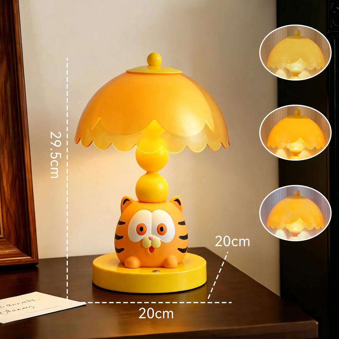 Gelbe Garfield-Tischlampe