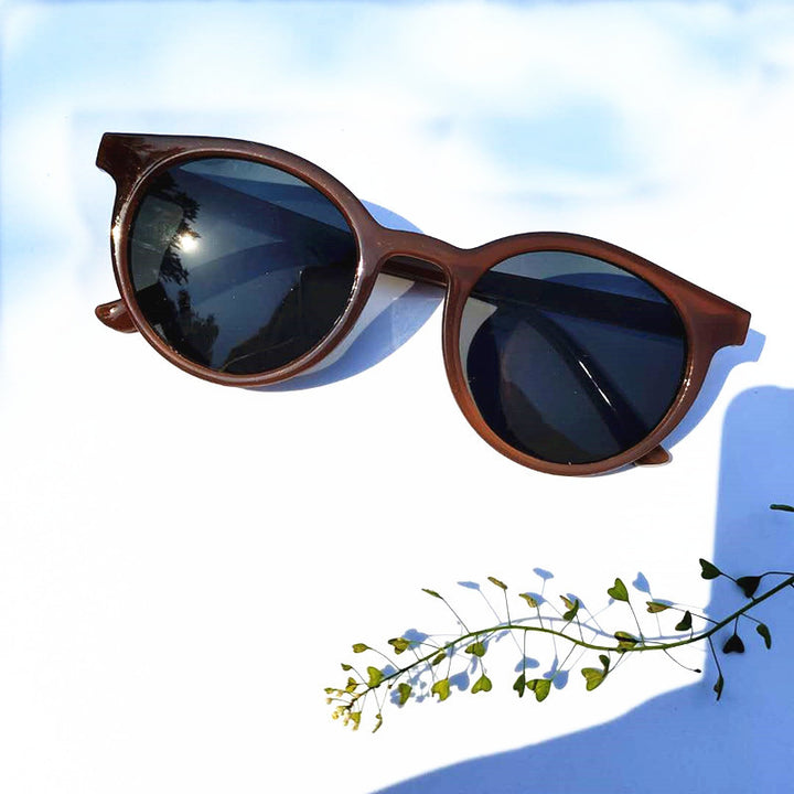 Vintage Inspirierte Runde Rahmen Sonnenbrille Karnz