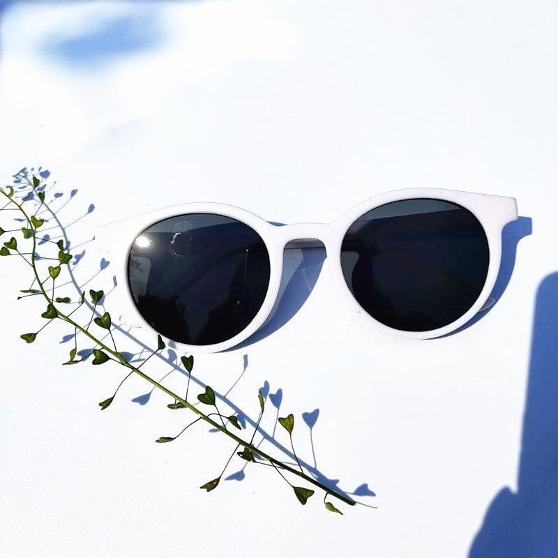 Vintage Inspirierte Runde Rahmen Sonnenbrille Karnz