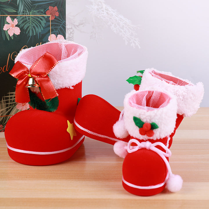 Dekorativer Mini Weihnachtsstiefel Karnz